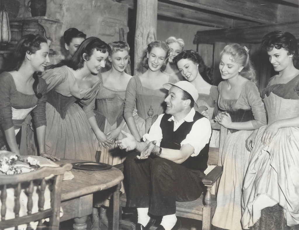 Gene Kelly and Bevy of Beauties in Brigadoon