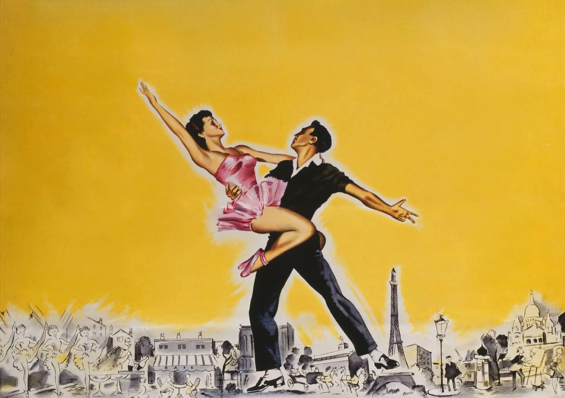 Illustration from poster for An American in Paris